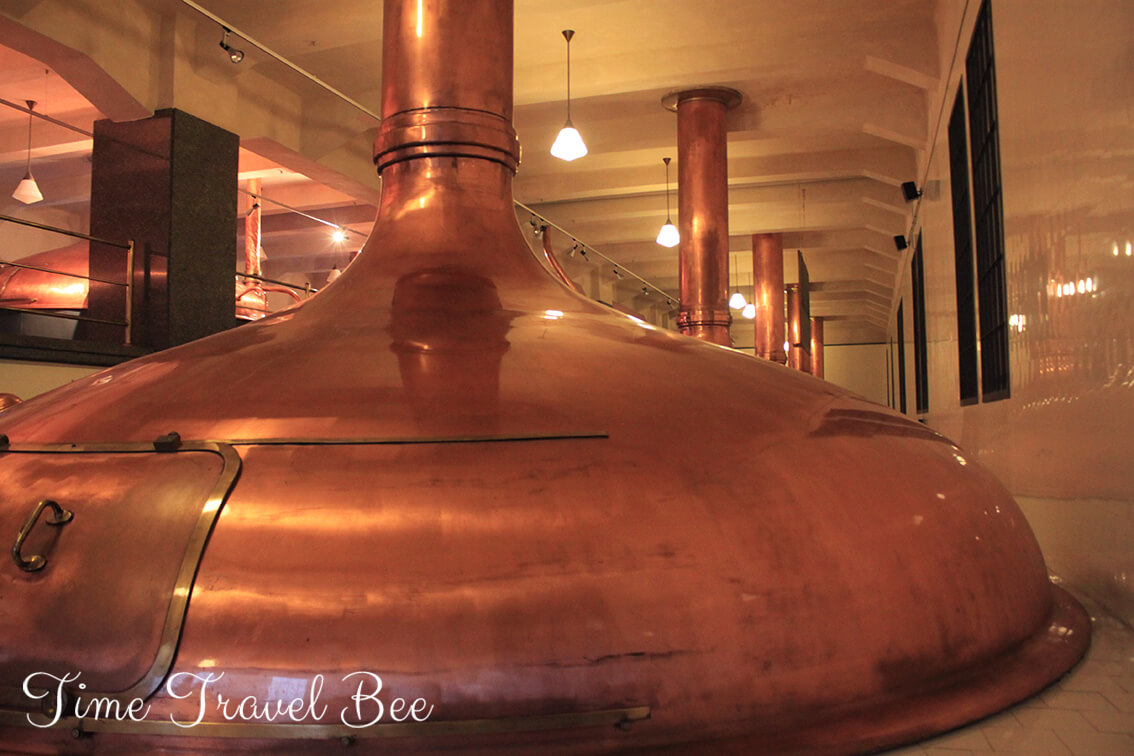 Czeski browar, cysterny na piwo.