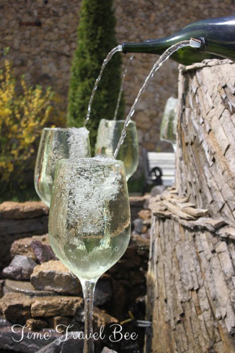 Wine at Milesii Mici wine shop.