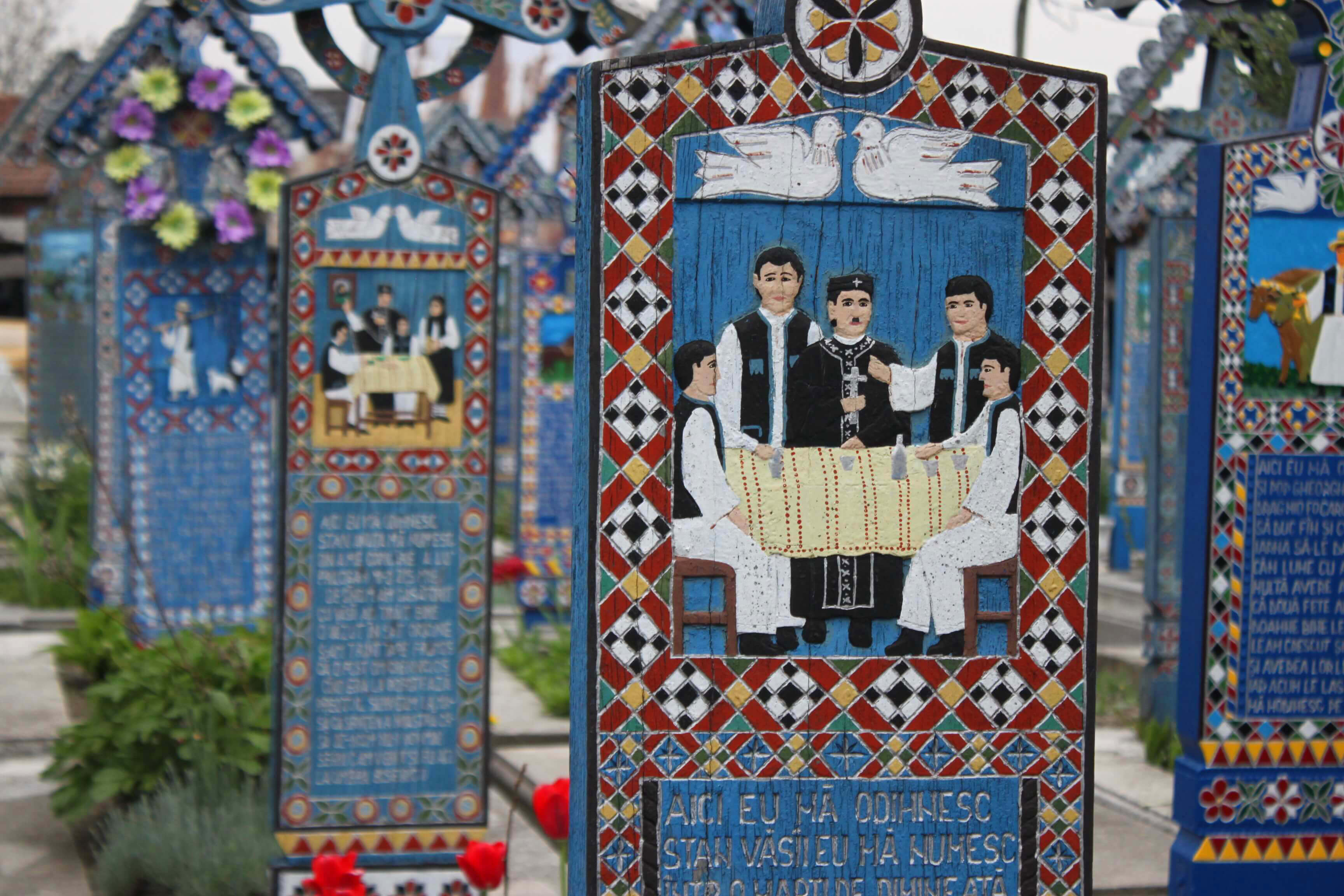 Happy cemetery in Sapanta.
