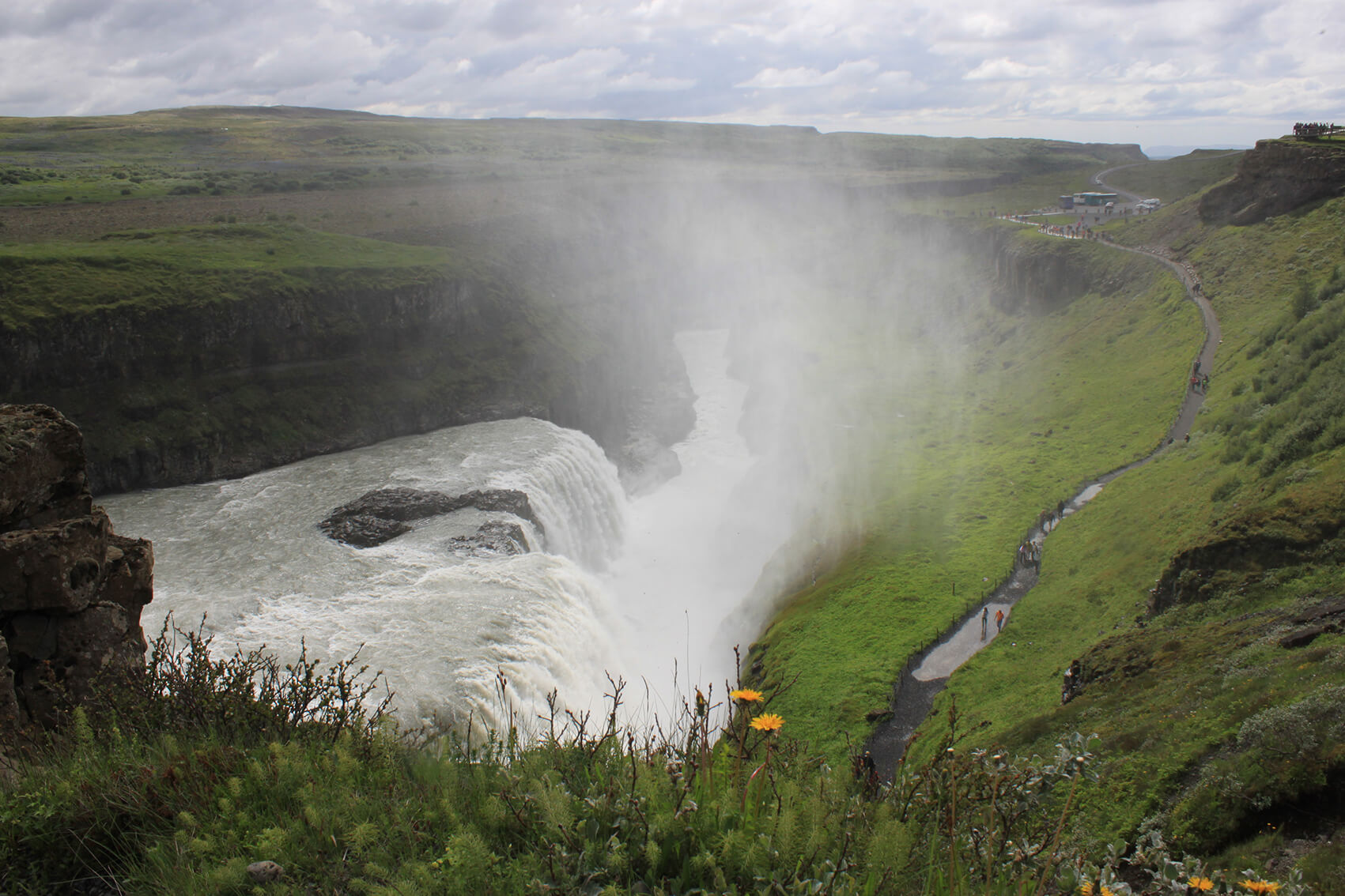 The most beautiful waterfall in Iceland.