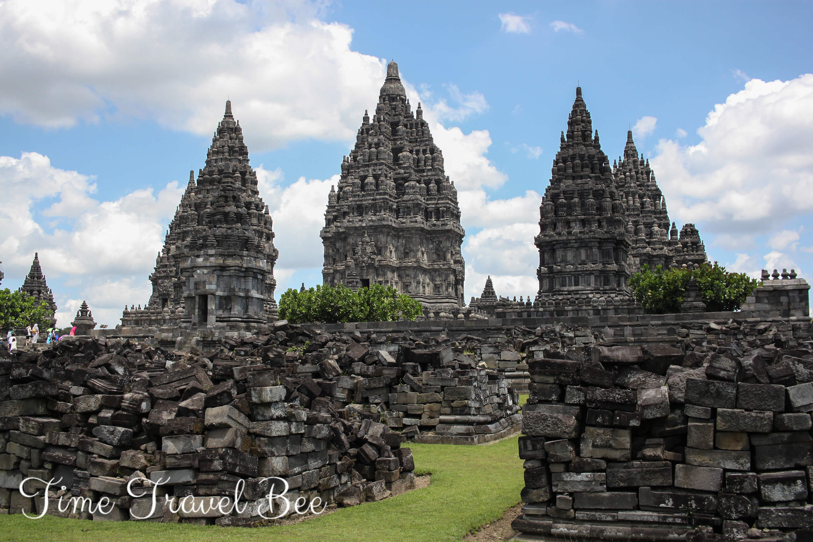 Ancient Hindu temples Indonesia.