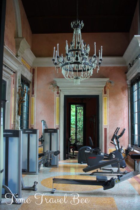 Gym in the palace.