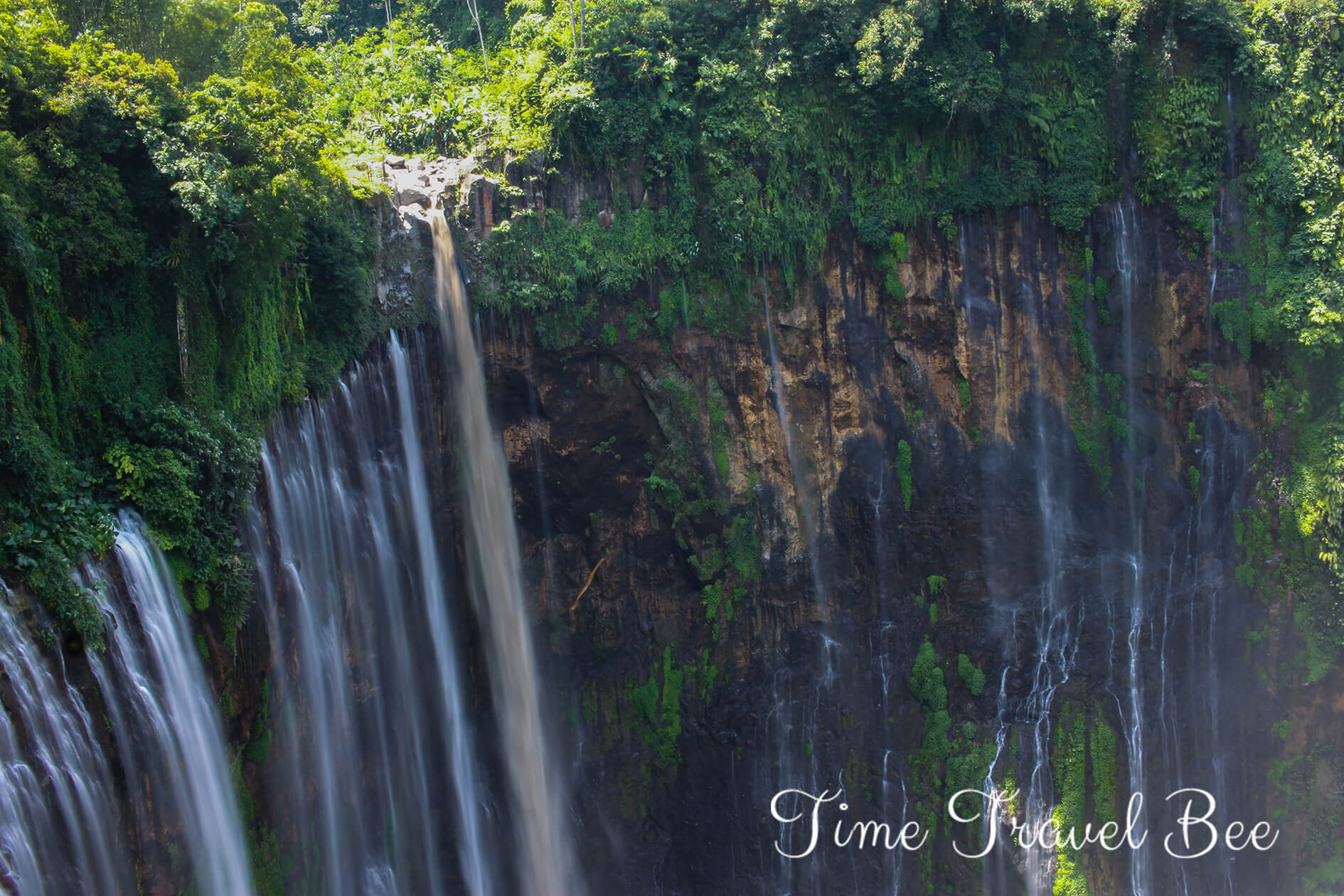 Waterfall Malang, the biggest waterfall in java.