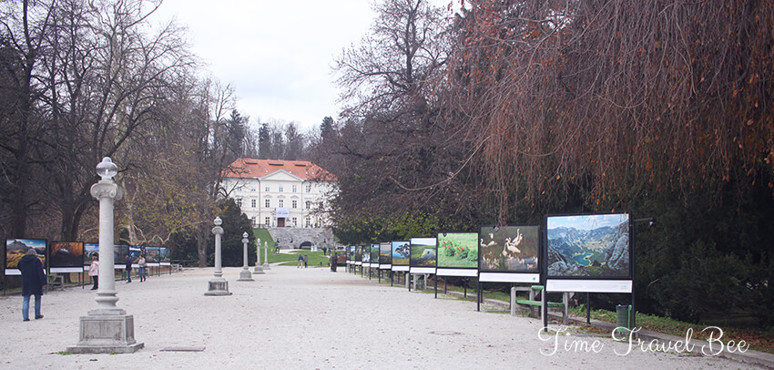 Park in the center of Ljbljana.