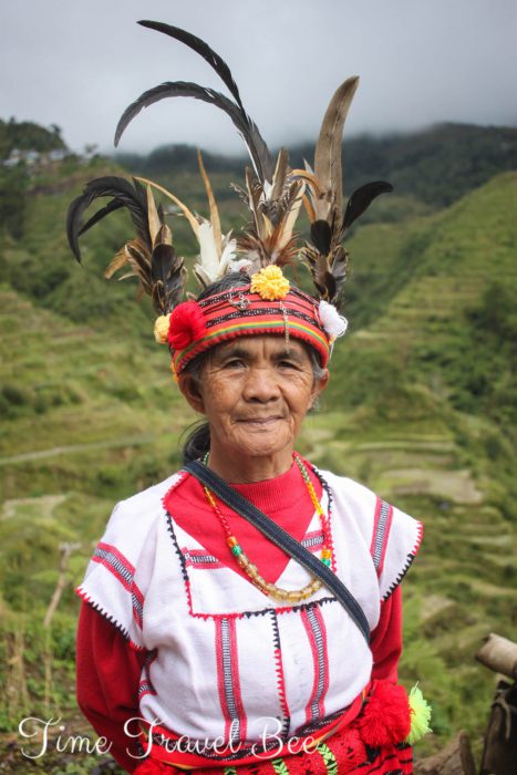 Native clothes of Igorot tribe in Mounain Province, Philippines.