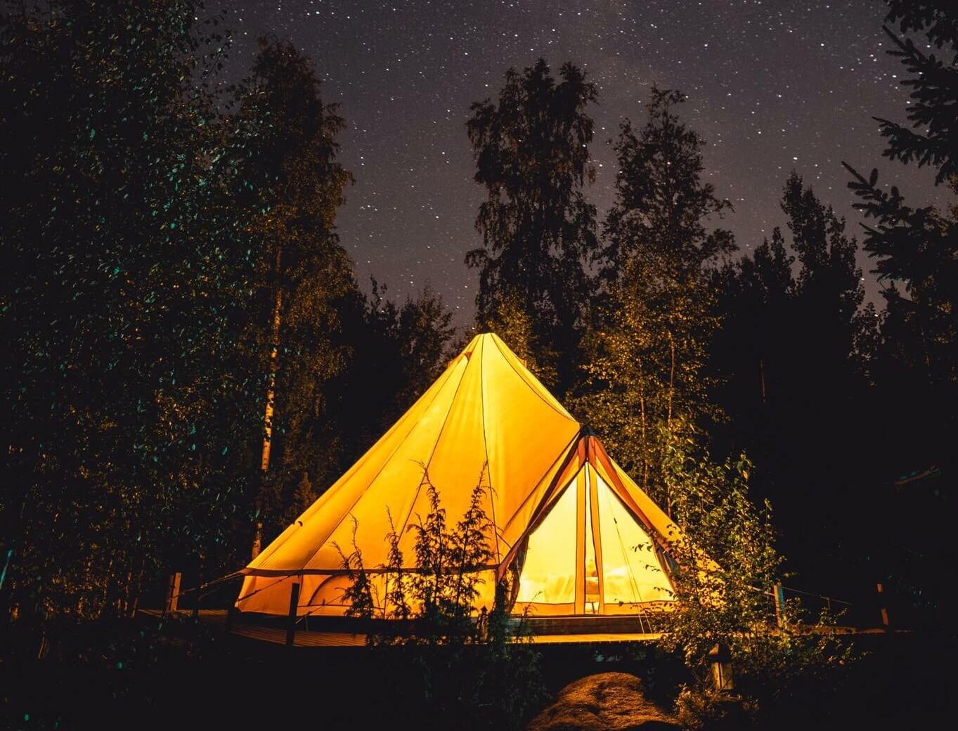 Slow traveling, glamping in the tent. How do you travel slowly?