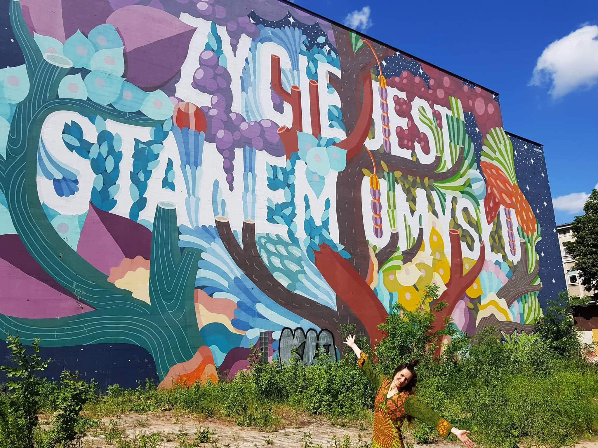 Łódzkie murale na Starym Polesiu.