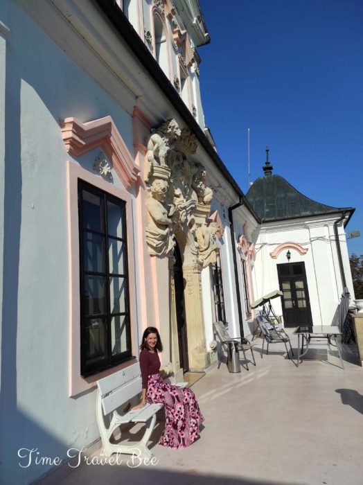 Barokowy pałac w okolicach Sandomierza.