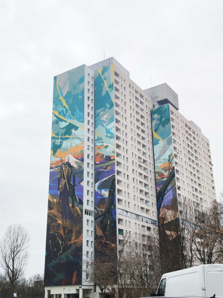 Największy mural w Polsce.