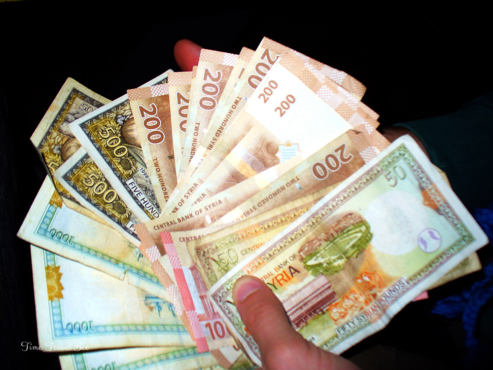 Money in Syria.